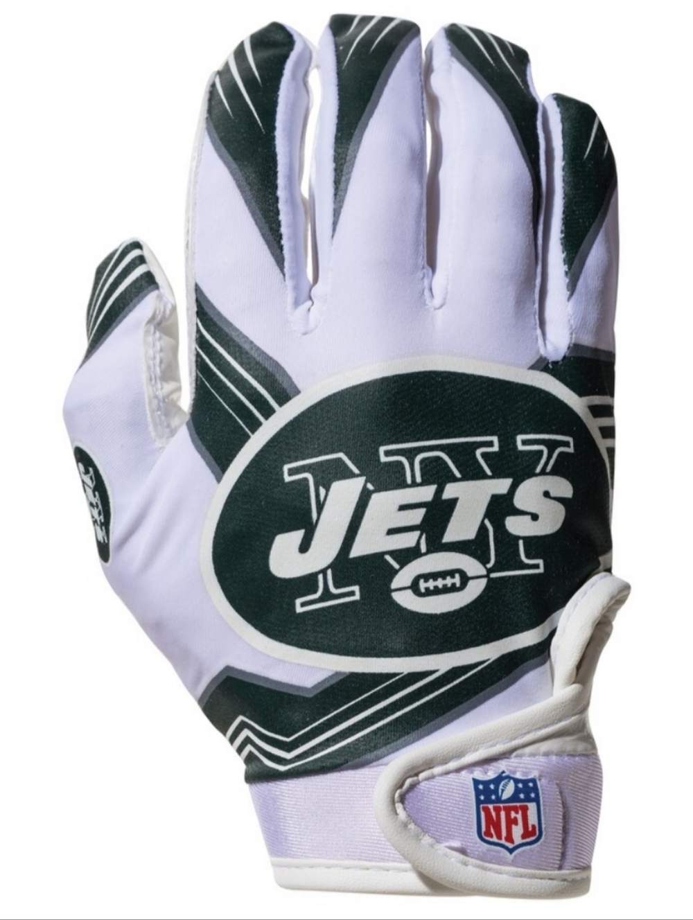 New York Jets Kids NFL Receiver Gloves, XS/S